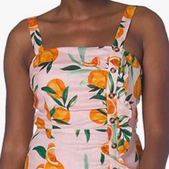 PARKER MILLIE DRESS WITH RUFFLE FRONT DETAILS AND HI-LO RUFFLED HEMLINE SIZE 4 - Picture 3 of 13